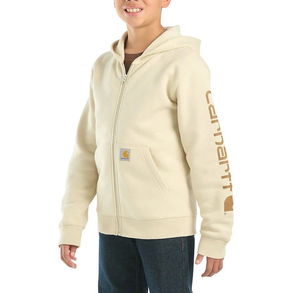 BOYS' LONG-SLEEVE FULL ZIP LOGO SWEATSHIRT (CHILD/YOUTH)